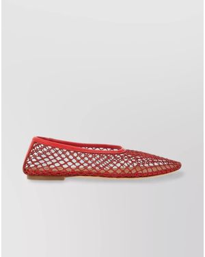 STAUD Ballerina Shoes - Red