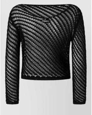 Pinko Knitted Top - Black