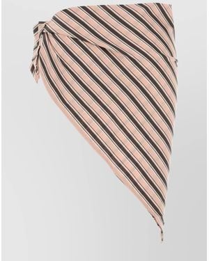 Prada Embroidered Cotton Sarong - White