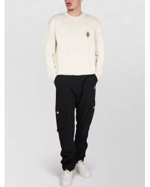 Marcelo Burlon Nylon Cargo Trousers - White