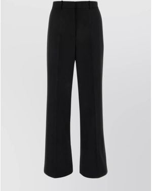 Lanvin High-Rise Wide-Leg Tailored Trousers - Black