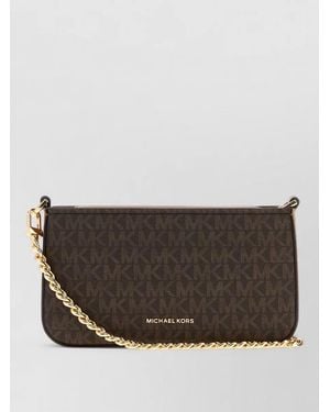 Michael Kors Na Canvas Clutch Bag - Grey