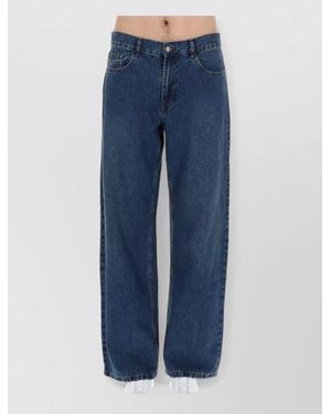 Palm Angels Wide-Leg Jeans - Blue