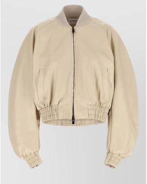 ANDAMANE Sierra Bomber Jacket Long Sleeves - Natural