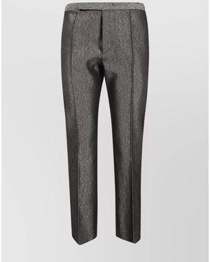 SAPIO Flared Tailored Trousers - Grey