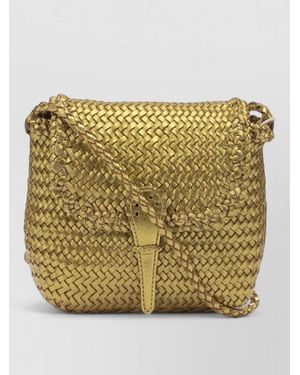 Dragon Diffusion Mini City Bag Leather Crossbody Bag - Metallic