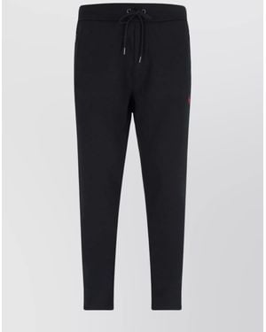 Polo Ralph Lauren Straight Leg Pants Elastic Waistband - Blue