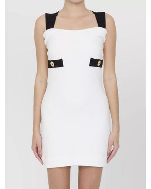Patou 3D Knit Dress - White