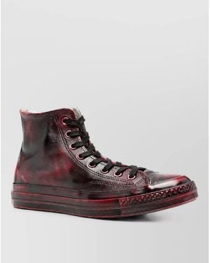 Converse Leather Lace-Up Shoes - Brown