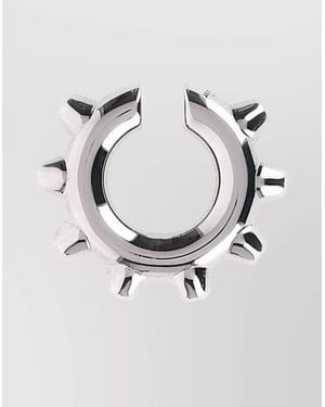 Jil Sander Polished Finish Studded Accents Earcuff '733' - Multicolor