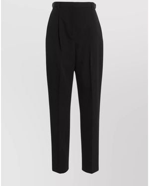 Tory Burch Wool Tailored Trousers - Black