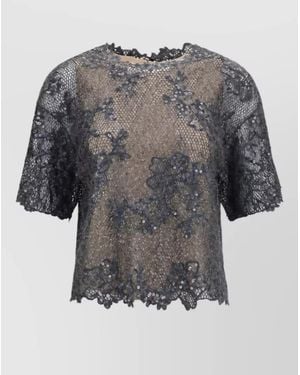 Brunello Cucinelli Mohair Blouse - Gray