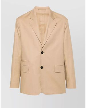 Lanvin Cotton Blazer - Natural