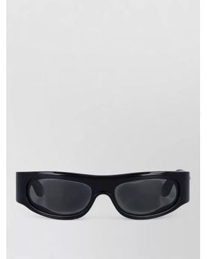 Retrosuperfuture Acetate Wraparound Sunglasses - Gray