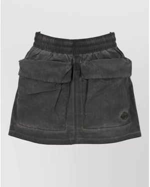 DIESEL Nylon Mini Skirt - Black