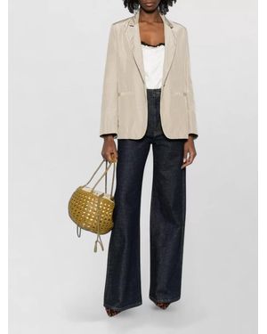 forte_forte Single-Breasted Blazer - White