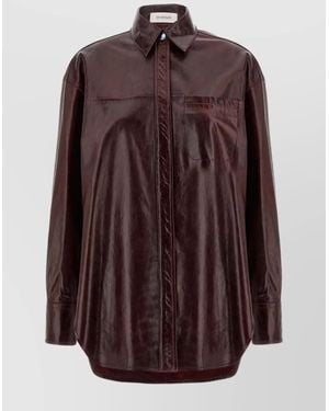 Sportmax Leather Shirt - Brown