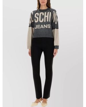 Moschino Wool Logo Sweatshirt - Grey