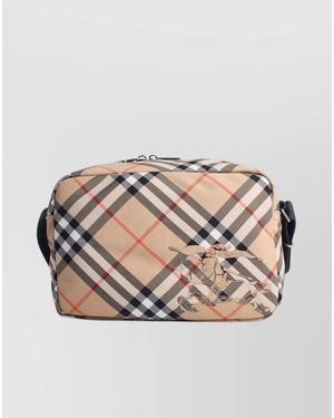 Burberry Check Crossbody Bag - Pink