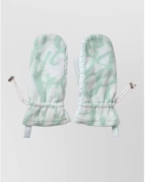 Dolce & Gabbana Nylon Wrist-Length Mittens - Blue