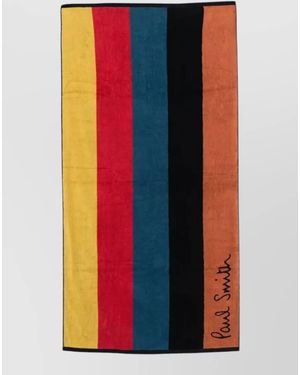 Paul Smith Striped Artist Rectangular Scarf - Blue
