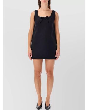 Miu Miu Virgin Wool Mini Dress - Blue