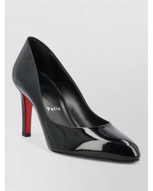 Christian Louboutin Fannylove Patent Court Shoes Pointed Toe Sole - Black