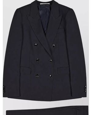 Tagliatore Virgin Wool Tailored Pants - Black