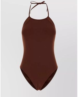 Eres Stretch Nylon Swimsuit Numero - Brown