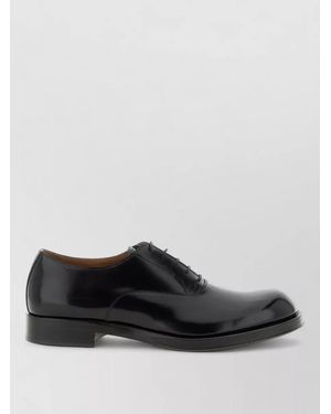 Dries Van Noten Leather Derby Lace-Up Shoes - Black