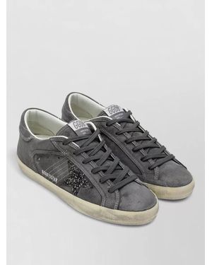 Golden Goose Trainers Rubber Sole Star Embellishment Suede - Grey