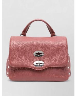Zanellato Daily Baby Leather Shoulder Bag Top Handle - Pink