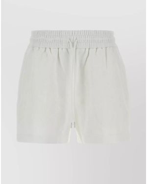 Gucci Stretch Nylon Bermuda Shorts - White