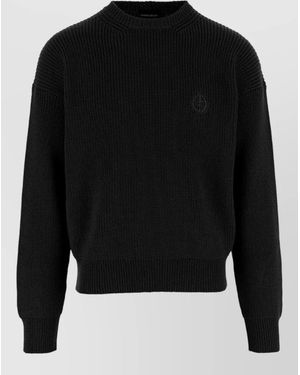 Giorgio Armani Virgin Wool Jumper - Black
