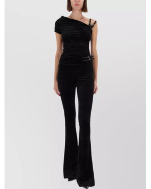 Versace Jeans Couture One-Shoulder Top - Black