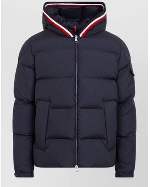 Moncler Down Hooded Puffer Jacket - Blue