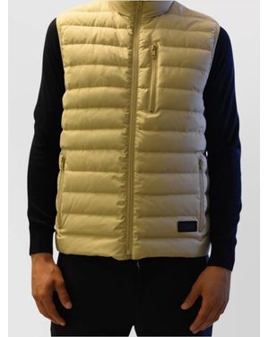 Fay Puffer Gilet - Black