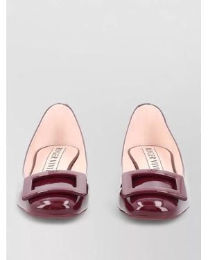Roger Vivier Ballerina Shoes Bow Detail Low Heel - Red