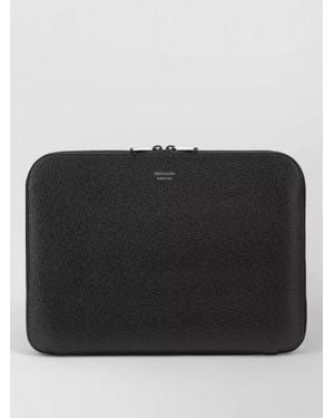 Ferragamo Gancini Document Holder Business Briefcase - Black