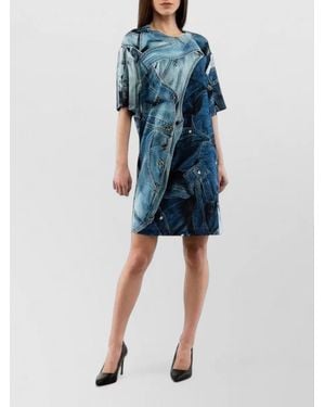 Moschino Viscose Casual Dress - Blue