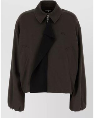 Loewe Single Breasted Coat - Black