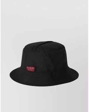 Gucci Reversible Monogram Bucket Hat - Black