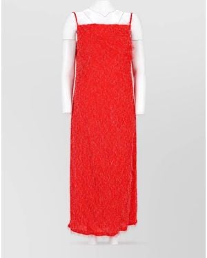 Bottega Veneta Maxi Dress - Red