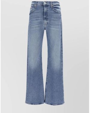 Mother Denim Wide-Leg Pants - Blue