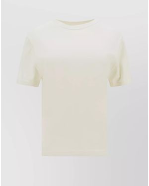 Extreme Cashmere Ribbed Cotton T-Shirt - White