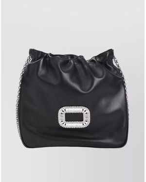 クラッチバッグ Roger Vivier Sexy Choc clutch BLACK Roger Vivier SEXY CHOC CLUTCH (RBWAMCD0200RS0) – LOZURI®