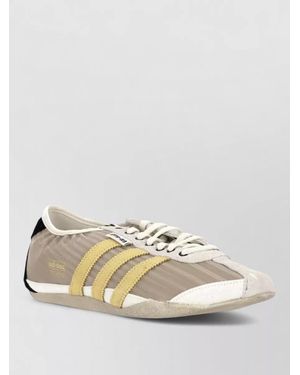 adidas Tokyo Lace Up Sneakers Paneled Design - Natural