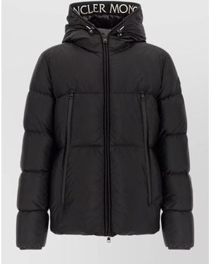 Moncler Montcla Hooded Casual Down Coat - Black