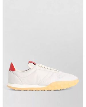 Jil Sander Leather Low-Top Trainers - Multicolour