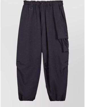 Y-3 Recycled Polyester Cargo Trousers - Blue